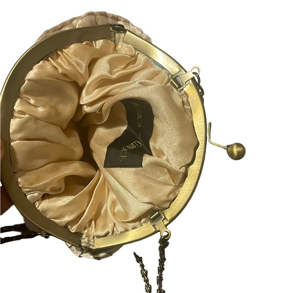 Jessica McClintock Evening Bag Clutch Satin - Picture 8 of 9